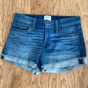 J Crew Jean shorts like new.